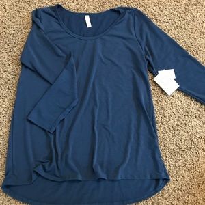 Lularoe 2XL Rare Navy Blue lynnae NWT